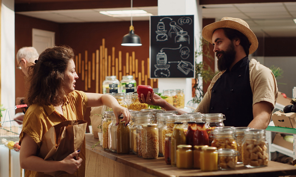 AV grocery wine shop historic center Clermont Fd 1