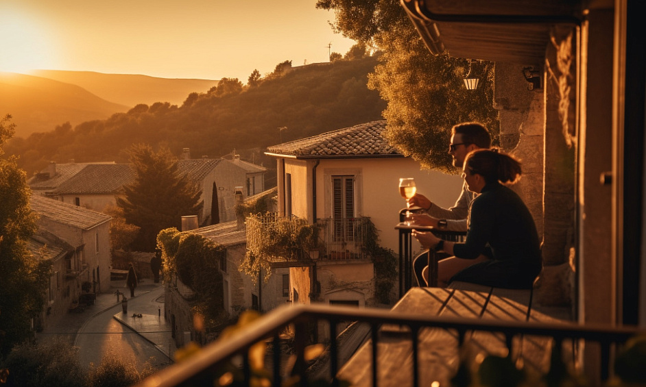 Vente gîte domaine 11 ha axe Valence Avignon 1