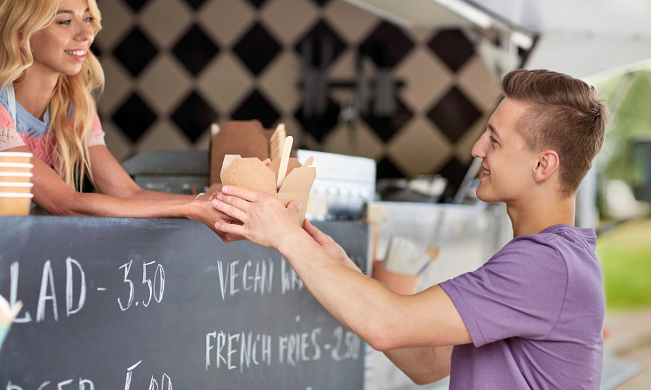Vente street food en centre ville de Nice 1